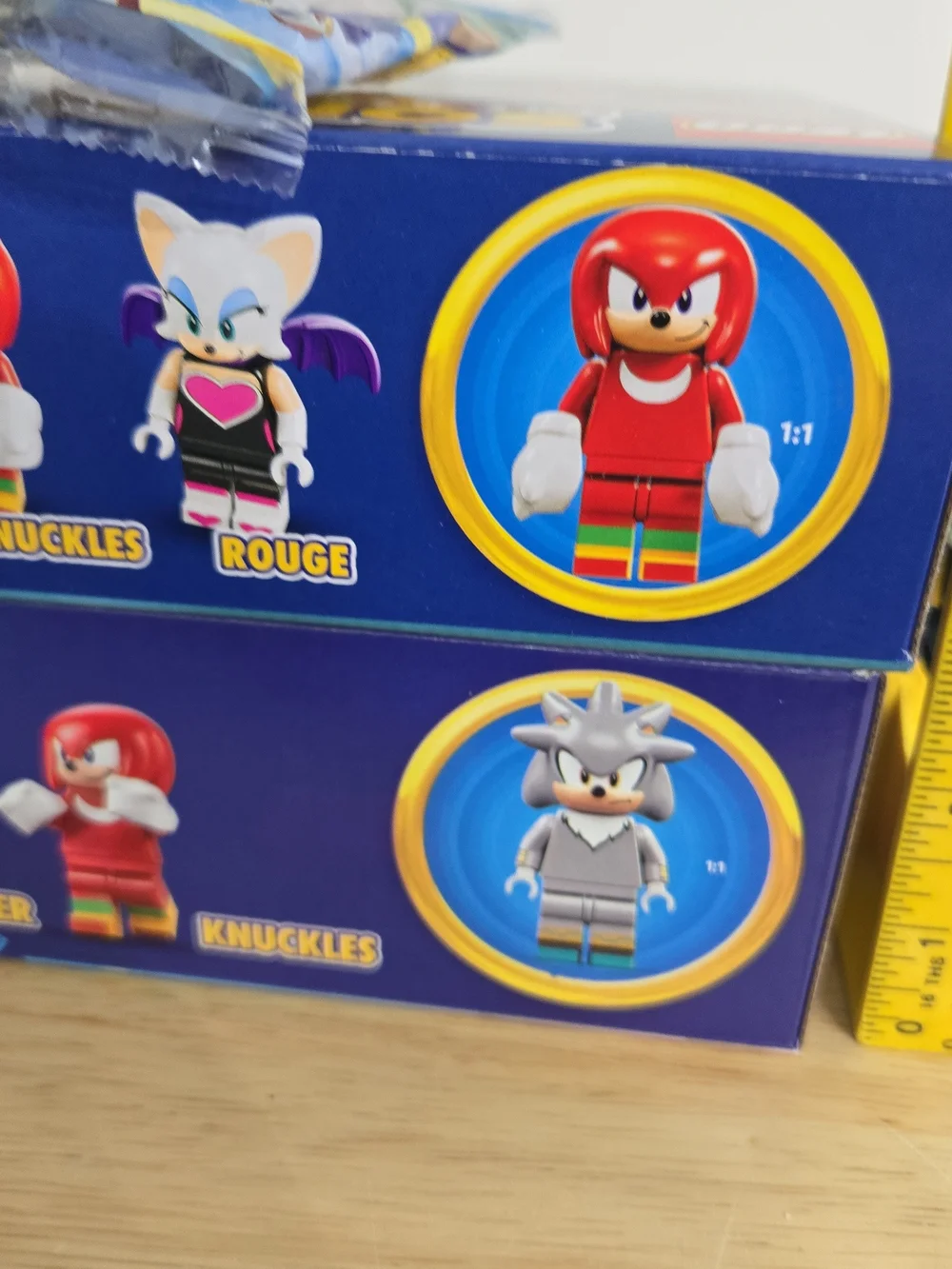 LEGO Sonic Lot 76995, 76996 & 7718 Shadow Knuckles Silver Rouge Sealed